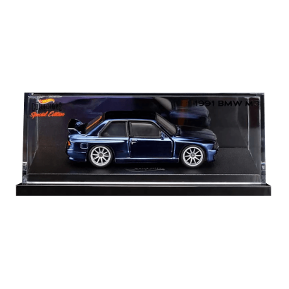 Машинка Premium Hot Wheels 1991 BMW M3 Red Line Club RLC 1:64 GXJ17 Blue - Retromagaz