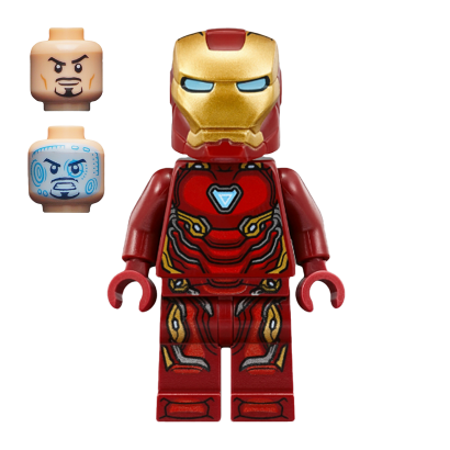 Фигурка Lego Marvel Iron Man Mark 50 Armor Small Helmet Visor Super Heroes sh0496 Б/У - Retromagaz