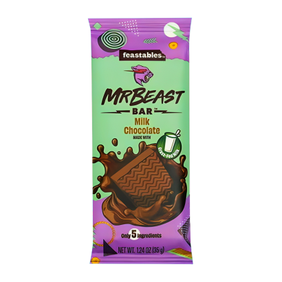 Шоколад Молочний MrBeast Feastables 60g - Retromagaz