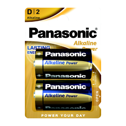 Батарейка Panasonic D 2шт LR20 MN1300 Alkaline Power - Retromagaz