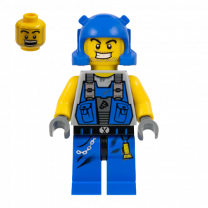 Фигурка Lego Power Miners Miner Duke Beard Stubble Guy Space pm006 Б/У - Retromagaz