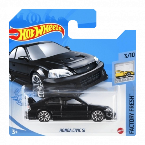 Машинка Базовая Hot Wheels Honda Civic Si Fast & Furious Factory Fresh 1:64 GTC63 Black - Retromagaz