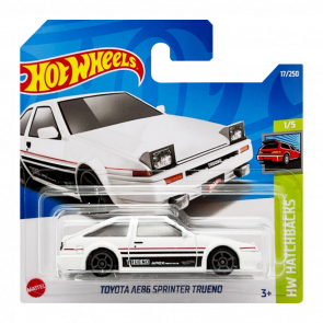 Машинка Базовая Hot Wheels Toyota AE86 Sprinter Trueno Hatchbacks 1:64 HCV01 White