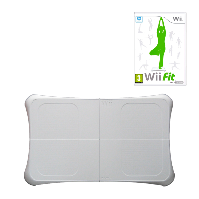 Набор Контроллер Беспроводной Nintendo Wii Balance Board RVL-021 White Б/У  + Игра Fit Английская Версия - Retromagaz