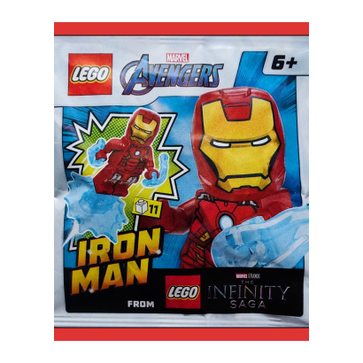 Конструктор Lego Фігурка Marvel Iron Man Paper Bag #2 Super Heroes 242406 Новый - Retromagaz