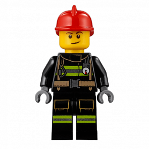 Фігурка Lego Fire 973pb1302 Reflective Stripes with Utility Belt City cty0975 Б/У