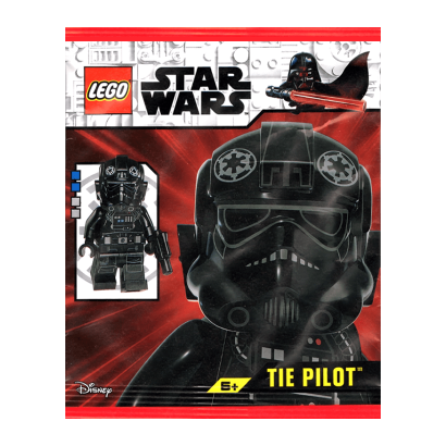 Конструктор Lego Фігурка TIE Pilot Paper Bag Star Wars 912410 sw1260 Новый - Retromagaz