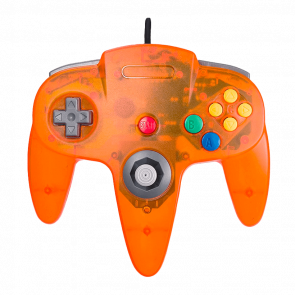 Геймпад Дротовий RMC N64 Trans-Orange Новий - Retromagaz