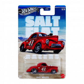 Тематическая Машинка Hot Wheels 1941 Willys Salt Flat Racers 1:64 JBY83 Red