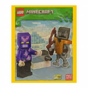 Конструктор Lego Фігурка Crystal Knight And Shooter Paper Bag Minecraft 662401 min141 min155 Новый - Retromagaz