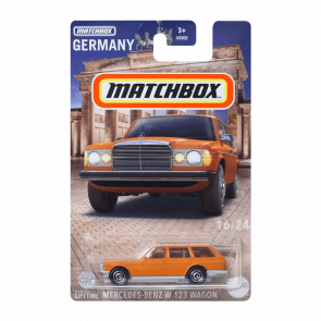 Тематична Машинка Matchbox Mercedes-Benz W123 Germany 1:64 HVV05/HVV36 Brown - Retromagaz