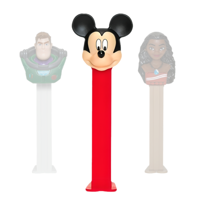 Конфеты Жевательные PEZ Disney в Асcортименте 2 Pieces с Игрушкой 16.4g - Retromagaz