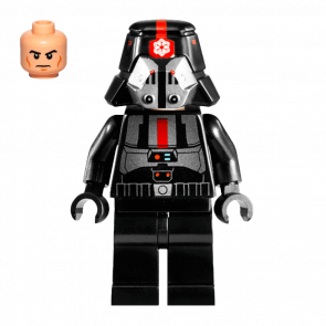 Фігурка Lego Імперія Sith Trooper Black Outfit Plain Legs Star Wars sw0414 1 Б/У