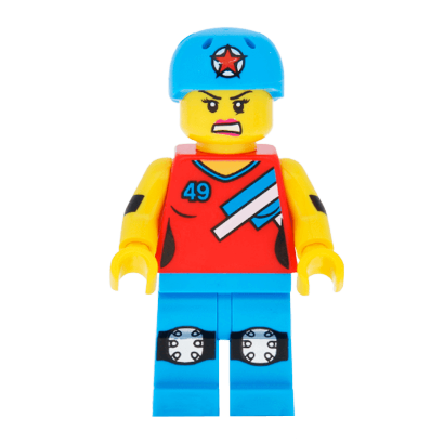 Фигурка Lego Series 9 Roller Derby Girl Collectible Minifigures col136 Б/У - Retromagaz