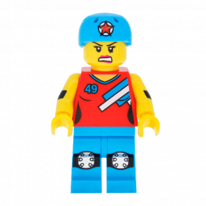 Фигурка Lego Series 9 Roller Derby Girl Collectible Minifigures col136 Б/У - Retromagaz