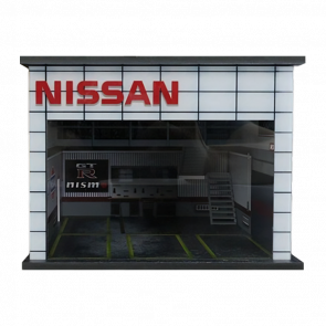 Диорама G-Fans Nissan Garage Гараж с Подсветкой 1:64