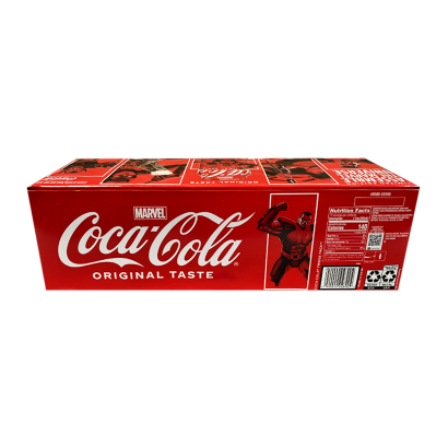 Набор Напиток Coca-Cola Classic Marvel Limited Edition Deadpool 330ml 12шт - Retromagaz