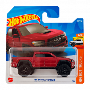 Машинка Базова Hot Wheels '20 Toyota Tacoma Hot Trucks 1:64 HCX56 Red - Retromagaz