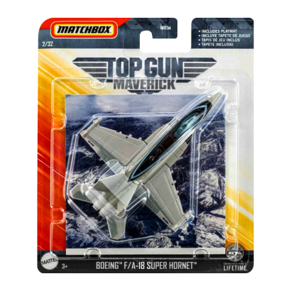 Тематична Машинка Matchbox Boeing F7A-18 Super Hornet Sky Busters 1:64 HVM52 Grey - Retromagaz