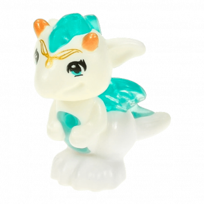 Фигурка Lego Воздух Dragon Elves Baby with Molded Trans-Light Blue Stomach Animals 26090pb06 6151620 White Б/У