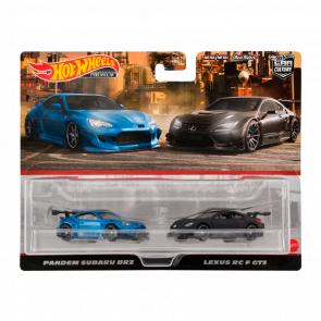 Машинка Premium Hot Wheels 2шт Pandem Subaru BRZ / Lexus RC F GT3 2-Packs 1:64 HBL96/HKF51 Blue