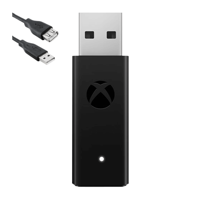 Адаптер Microsoft Xbox Series + Удлинитель USB Без Коробки Black 1m Новый - Retromagaz