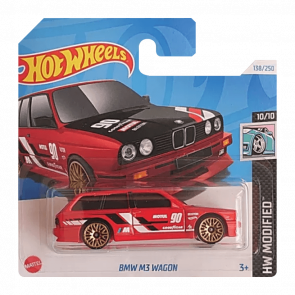 Машинка Базовая Hot Wheels BMW M3 Wagon Modified 1:64 HTD89 Red - Retromagaz