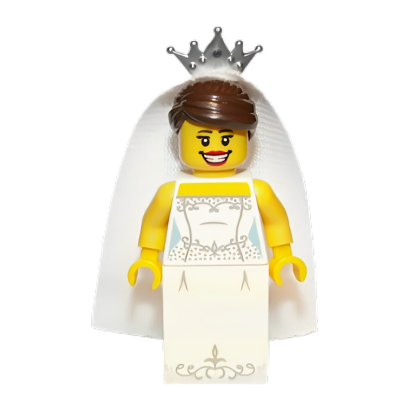 Фигурка Lego Series 7 Bride Collectible Minifigures col100 Б/У - Retromagaz