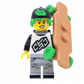 Фігурка Lego Series 27 Longboarder Collectible Minifigures 71048 col455 col27-7 Новий - Retromagaz