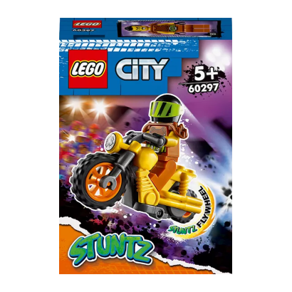 Конструктор Lego Разрушительный Трюковый Мотоцикл City 60297 Новый - Retromagaz