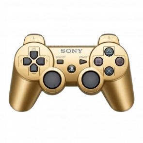 Геймпад Беспроводной Sony PlayStation 3 DualShock 3 Gold Б/У - Retromagaz