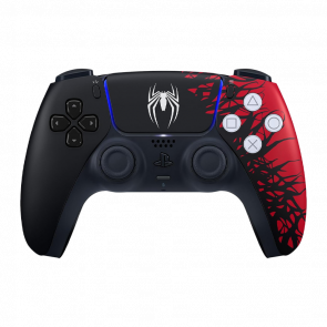 Геймпад Беспроводной Sony PlayStation 5 DualSense Spider-Man 2 Limited Edition Black Red Б/У - Retromagaz