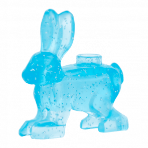 Фигурка Lego Земля Hare Animals 67900 6300146 Glitter Trans-Light Blue Б/У - Retromagaz