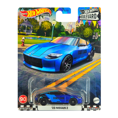 Машинка Premium Hot Wheels '23 Nissan Z Boulevard 1:64 GJT68/HYF05 Blue - Retromagaz