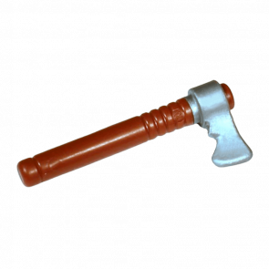 Оружие Lego Топор Tomahawk with Flat Silver Blade 13571c01 6034984 Reddish Brown Б/У - Retromagaz