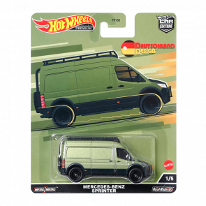 Машинка Premium Hot Wheels Mercedes-Benz Sprinter Deutschland Design 1:64 HCJ96 Green - Retromagaz