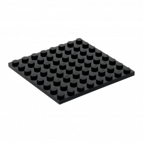 Пластина Lego Звичайна 2шт 8 x 8 41539 42534 4166619 Black Б/У