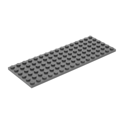 Пластина Lego Звичайна 4шт 6 x 16 3027 4226358 Dark Bluish Grey Б/У - Retromagaz