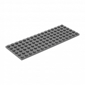 Пластина Lego Звичайна 4шт 6 x 16 3027 4226358 Dark Bluish Grey Б/У - Retromagaz