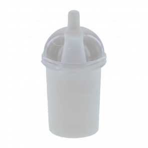 Їжа Lego Dome Lid Cup and Straw with Trans-Clear Lid 20398c01 6189348 White Б/У - Retromagaz