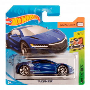 Машинка Базовая Hot Wheels '17 Acura NSX Exotics 1:64 FYC34 Dark Blue - Retromagaz