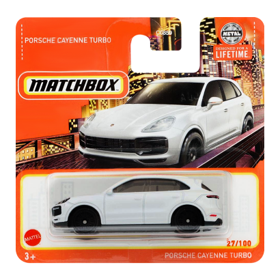 Машинка Велике Місто Matchbox Porsche Cayenne Turbo Metro 1:64 HVN96 White - Retromagaz