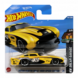 Машинка Базовая Hot Wheels Aston Martin DB4GT High-Speed Edition Zamac Super Treasure Hunt STH Dream Garage 1:64 JBC39 Gold - Retromagaz