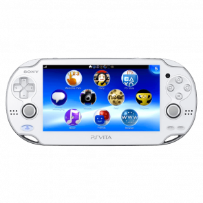 Консоль Sony PlayStation Vita Модифицированная 64GB White + 5 Встроенных Игр Б/У