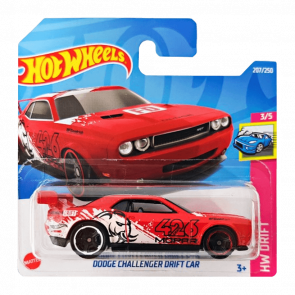 Машинка Базовая Hot Wheels Dodge Challenger Drift Car Drift 1:64 HCX80 Red