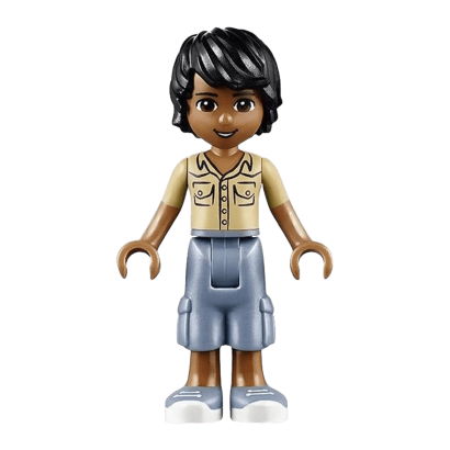 Фигурка Lego Boy Matthew Sand Blue Long Shorts Friends frnd170 1 Б/У - Retromagaz