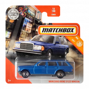 Машинка Велике Місто Matchbox Mercedes-Benz S123 Wagon City 1:64 GKL71 Blue - Retromagaz