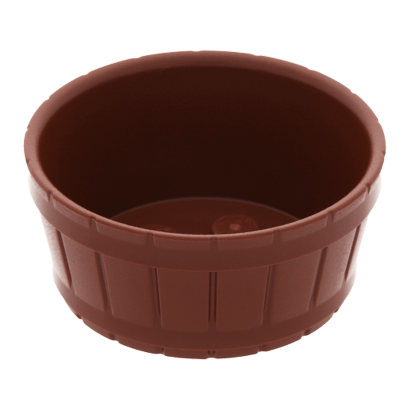 Ємність Lego 4шт Barrel Half Large with Axle Hole 5 x 5 x 2 64951 4541875 Reddish Brown Б/У - Retromagaz