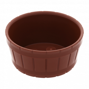 Ємність Lego 4шт Barrel Half Large with Axle Hole 5 x 5 x 2 64951 4541875 Reddish Brown Б/У