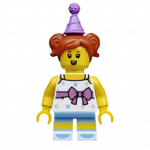 Фигурка Lego Series 18 Birthday Party Girl Collectible Minifigures col317 Б/У - Retromagaz